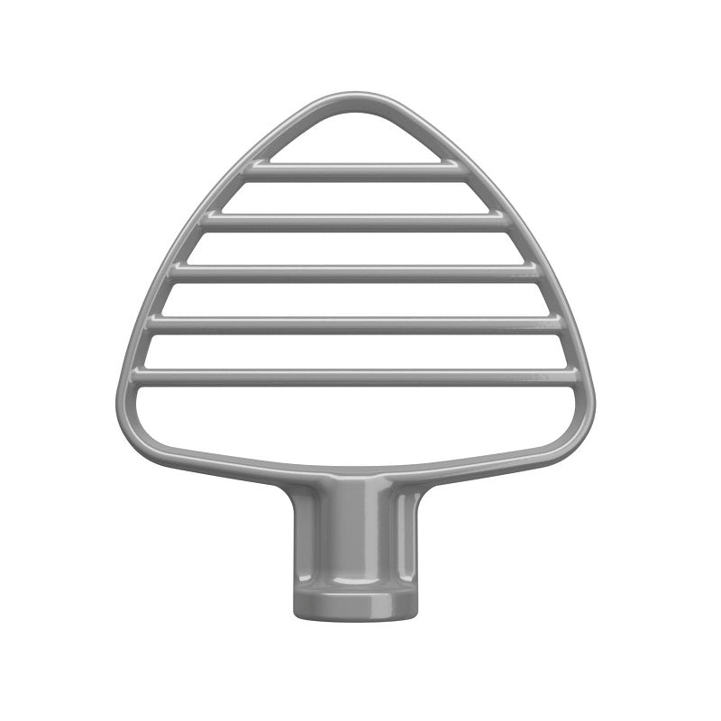 batidor de masa para batidora de pedestal con cabezal inclinable recubierto de plata 5ksmpb5