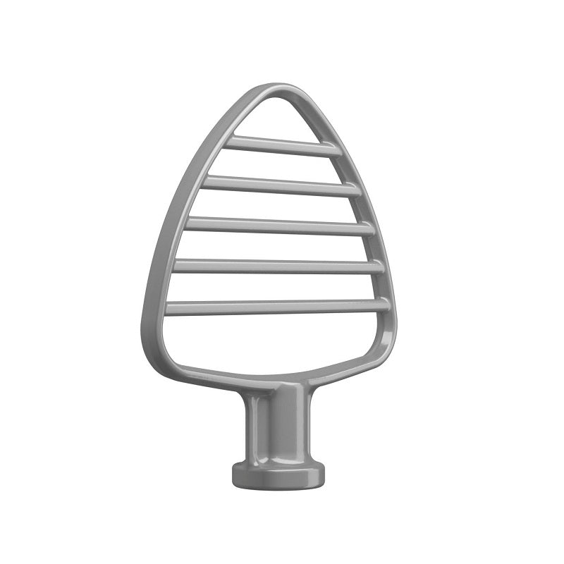 batidor de masa para batidora de pedestal con cabezal inclinable recubierto de plata 5ksmpb5