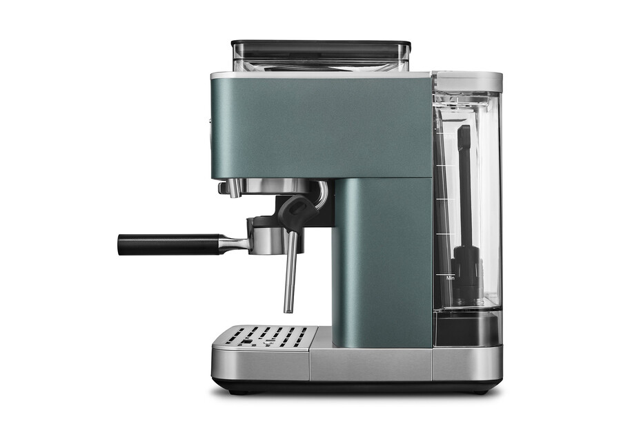 máquina de café expreso semiautomática con molinillo de muelas