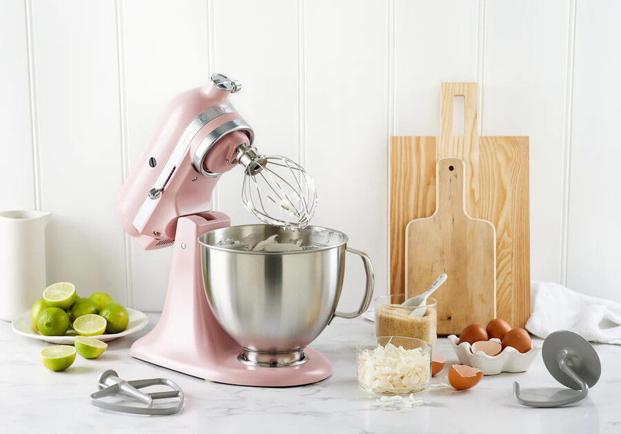 batidora de pedestal artisan con cabezal inclinable ksm192 accesorio de picadora de alimentos de metal b